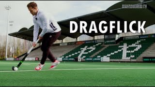 Dragflick By Hertzberger TV  Field Hockey tutorial [upl. by Leseil]