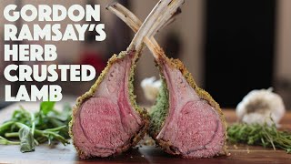 Gordon Ramsays FAMOUS Herb Crusted Lamb [upl. by Acisse]