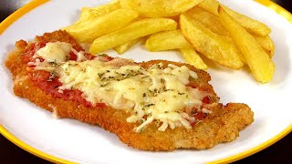 MILANESA NAPOLITANA 🍴 una receta de Cerdo muy CRUJIENTE [upl. by Gagnon]