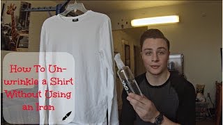 Easiest Way To Unwrinkle a Shirt Without Using an Iron  Quick and Easy [upl. by Anali]