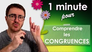 Notion de CONGRUENCE en 1min⏱ [upl. by Brookner]