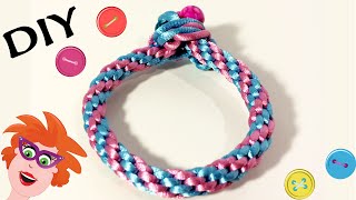 DIY braided bracelet  Kumihimo vriendschapsarmbandjes vlechten [upl. by Nirret]