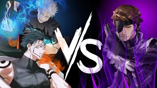 Batalha Mortal Satoru Gojo e Ryomen Sukuna vs Aizen Sosuke  Jump Force Mugen [upl. by Golliner]