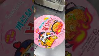 Buldak Carbonara Ramen Korean Noodle 7ElevenThailand buldakramen carbonara [upl. by Sucramd]