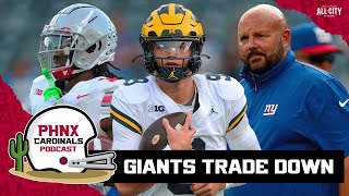 Arizona Cardinals Trade Down With Giants In 2024 NFL Mock Draft Land Impressive Class [upl. by Baily]