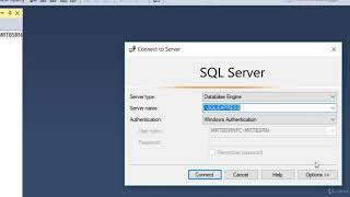 Microsoft SQL Server 2017 Sunucuya Bağlanma [upl. by Badger]
