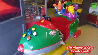 2000s Coin Operated Spaceship Kiddie Ride  Tweenies Rocket [upl. by Eniaj]