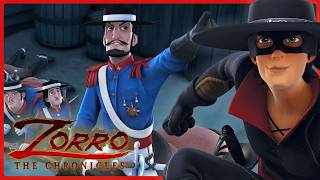 Monasterio Wants to Uncover Who Zorro Is  2hour Compilation  ZORRO The Masked Hero [upl. by Huskey]