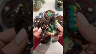 Christmas sluty brownies 🎄🍫 christmasbrownies brownies christmas shorts baking baking yum [upl. by Milewski]