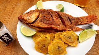 Pescado Frito  Fácil y Pocos Ingredientes [upl. by Ahsiatal151]