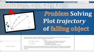 MATLAB TUTORIAL PROBLEM SOLUTION  MATLAB Tutorial Plot Height and Velocity of a Falling Object [upl. by Einreb]