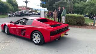 AMAZING Ferrari Testarossa exhaust sound and acceleration [upl. by Kantos179]