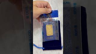 PAMP 50g Gold Bar goldbar bullion investment emas money [upl. by Marijn]