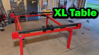 Budget DIY CNC XL Plasma Table  Gantry and Frame [upl. by Inga]