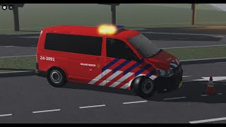 BrandweerampPolitie dienst in leeuwarden Leeuwarden Roblox [upl. by Valeria60]