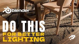 Easy Blender Lighting HACK Blender Tutorial [upl. by Alesram]