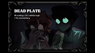 Dead Plate  Full Game Walkthrough  All Endings No commentary [upl. by Mchale972]