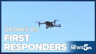 Exclusive Colorado Springs Police try using drones as first responders [upl. by Atirehgram]