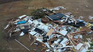 02042022 Hale County  Sawyerville AL  Tornado Aftermath  Manufactured Homes Destroyed [upl. by Yovonnda]