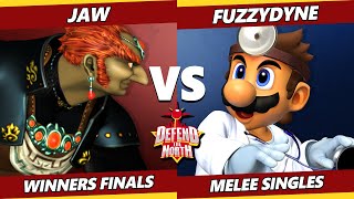 DTN 2023 Winners Finals  Jaw Ganondorf Captain Falcon Vs Fuzzydyne Dr Mario Smash Melee  SSBM [upl. by Yuji138]