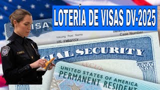 URGENTE Lotería de Visas DV2025 a punto de salir los resultados [upl. by Kassaraba]