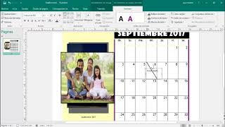 COMO HACER UN CALENDARIO CON PUBLISHER [upl. by Sakmar]