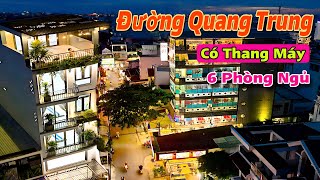 Bán nhà Gò Vấp 5 TẦNG vị trí kinh doanh đường Quang Trung  Nhà nở hậu có thang máy 6 phòng ngủ [upl. by Adnawak]