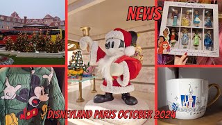 NEWS DISNEYLAND PARIS OCTOBER 2024  MERCHANDISE CHRISTMAS DISNEYLAND HOTEL [upl. by Tyrone]