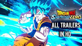 Dragon Ball Sparking Zero  All Trailers in HD [upl. by Anoed]