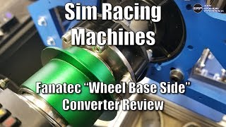 Sim Racing Machines Fanatec Conversion Kit Review  Use Fanatec Rims on a Direct Drive Wheel [upl. by Rma554]