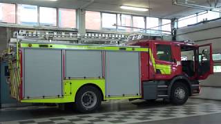 Cheshire Fire amp Rescue Service  Crewe Turnout Tones [upl. by Nidroj]