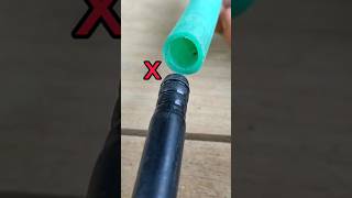 Simple trick How to connect a hose to a smaller diameter pipe tips [upl. by Ariel]