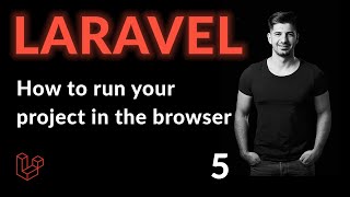 How To Run A Laravel Project In The Browser  Learn Laravel From Scratch  Laravel For Beginners [upl. by Pas942]