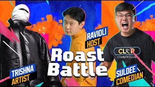 ROAST BATTLE  SULDEE VS TRISHNA  HOST RAVIOLI 1 [upl. by Kathye856]