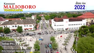 malioboro Yogyakarta drone view 2022 [upl. by Ennayhs]