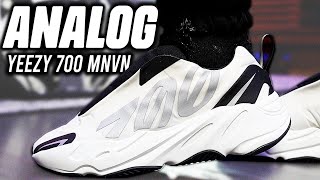 Yeezy 700 MNVN Analog Laceless Review and On Foot in 4K [upl. by Noved608]