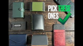 What are The BEST EDC Wallets Worldwide  Secrid vs Wingback vs Aviator vs Akeeni XSTO amp MORE [upl. by Robbie]