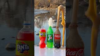 7Up vs Coke vs Fanta and Mentos A Cool Experiment 😱🔥 cokevsmentos experiment [upl. by Nothgierc]