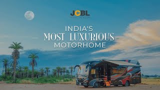 INDIAS MOST LUXURIOUS MOTORHOME  Experience the comfort  JCBL Luxury Motorhome  Luxury Caravan [upl. by Gilliam]