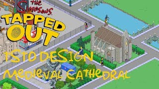 The Simpsons Tapped Out TSTO Design Medieval Cathedral [upl. by Esinahs]