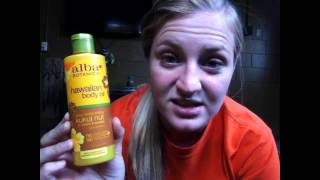 ALBA BOTANICA HAWAIIAN BODY OIL REVIEW [upl. by Nnylireg]