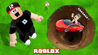 Arabayla Çukura Düşüyorum  Roblox [upl. by Hbahsur]