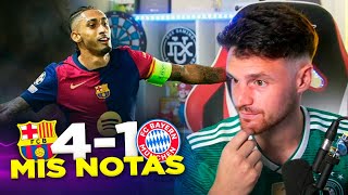 LAS NOTAS DEL FC BARCELONA  BAYERN [upl. by Xed]