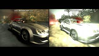 The worst car of NFS Most wanted VS itself  Mercedes clk500 parallel race on SeasideampPower station [upl. by Orten876]