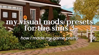 how I make my game look pretty・the sims 3 visual quotguidequot  lighting mod amp reshade preset links [upl. by Eilojne505]