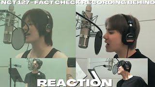 Reaction To NCT 127  Fact Check Recording Version [upl. by Uos]