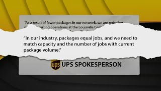 As UPS Centennial Hub announces layoffs industry experts forecast whats to come [upl. by Ariane]