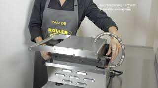 Gaufrier pro en fonte  Nettoyage  Roller Grill [upl. by Haronid]