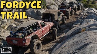 Fordyce Trail Winch Hills 1 thru 5 Some of the Toughest Rock Crawling in Cali [upl. by Ahtenak]