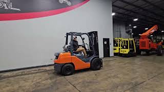 2016 TOYOTA 8FGU30 6000 LBS PNEUMATIC LPG FORKLIFT STK 14628 [upl. by Ecniuq189]